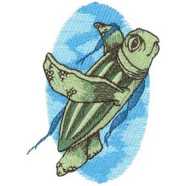 Picture of Sea Turtle Machine Embroidery Design