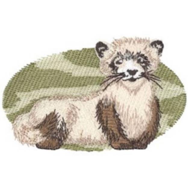 Picture of Black Footed Ferret Machine Embroidery Design