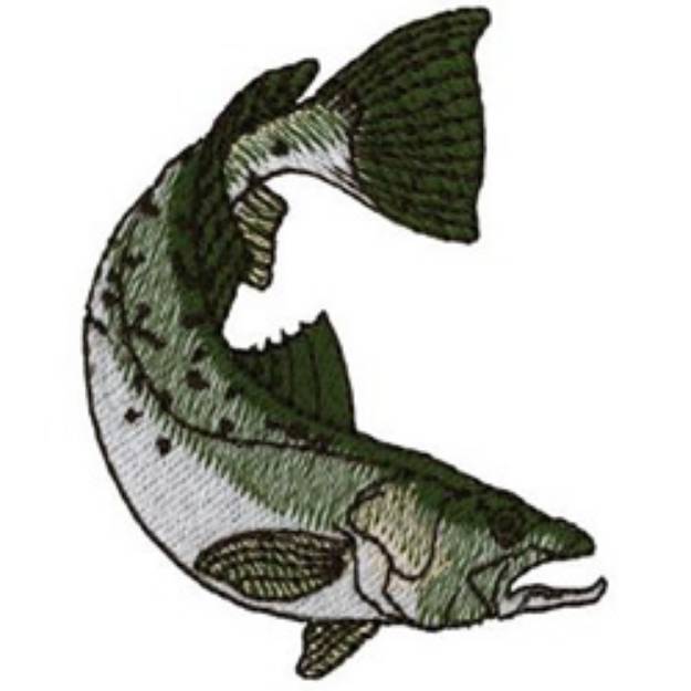 Picture of Spotted Sea Trout Machine Embroidery Design