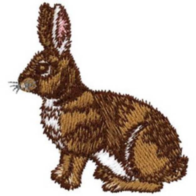 Picture of European Rabbit Machine Embroidery Design