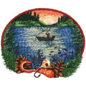 Picture of Fisherman Machine Embroidery Design