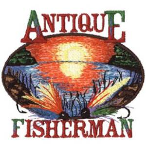 Picture of Antique Fisherman Machine Embroidery Design