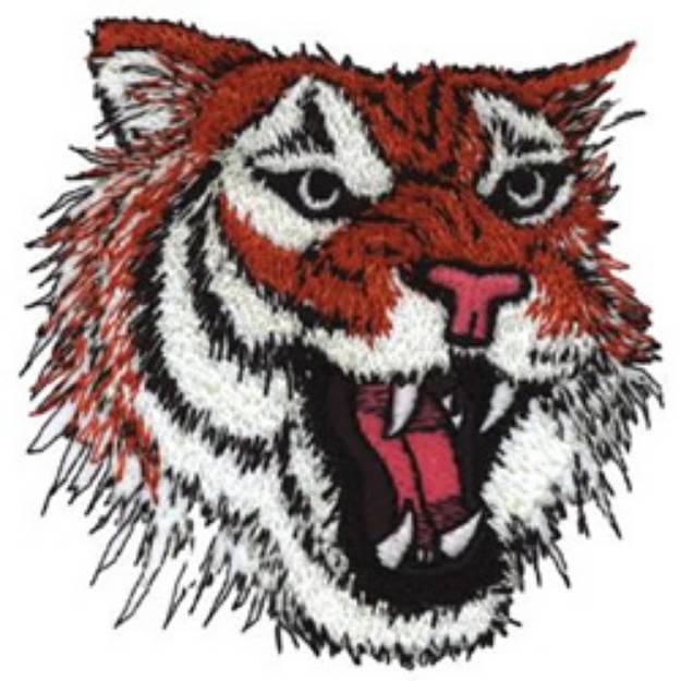 Picture of Tigers Head Machine Embroidery Design