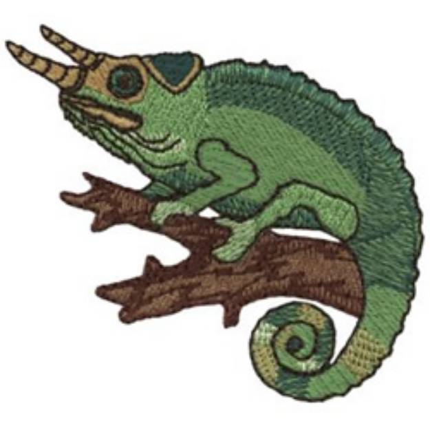 Picture of Jacksons Chameleon Machine Embroidery Design