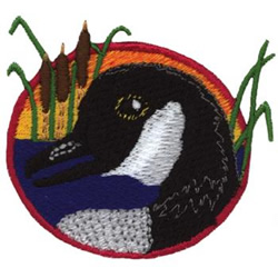 Canadian Goose Machine Embroidery Design
