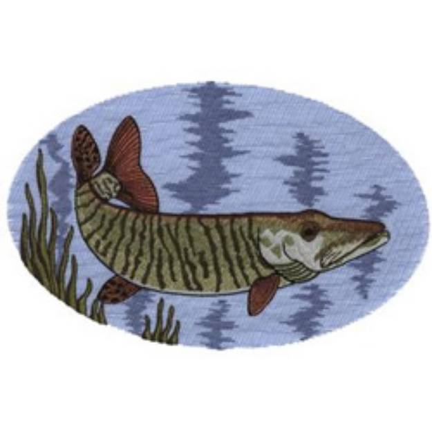 Picture of Muskie Machine Embroidery Design