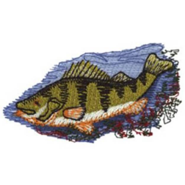 Picture of Yellow Perch Machine Embroidery Design