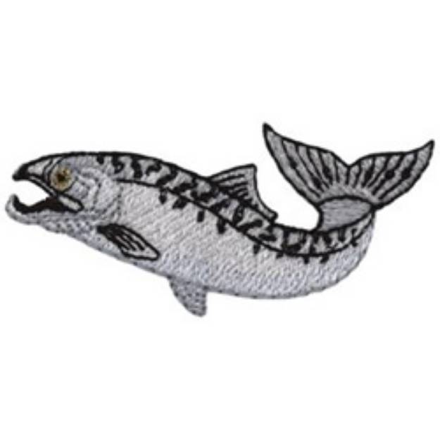 Picture of Salmon Machine Embroidery Design
