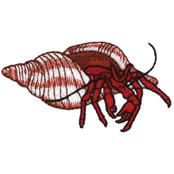 Hermit Crab Machine Embroidery Design