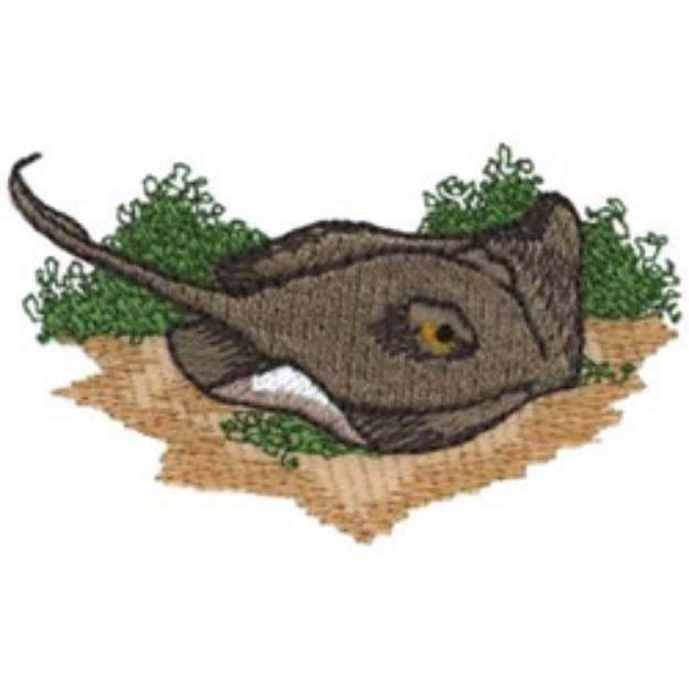 Picture of Sting Ray Machine Embroidery Design