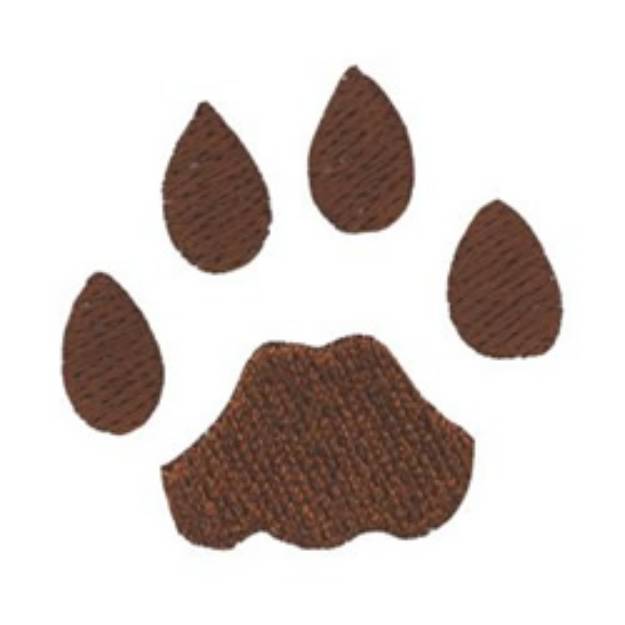 Picture of Mountain Lion Track Machine Embroidery Design