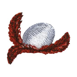 Hummingbird Egg Machine Embroidery Design