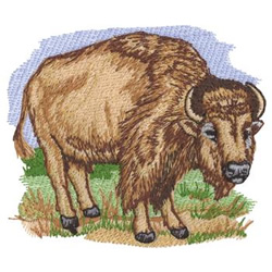 Buffalo Machine Embroidery Design