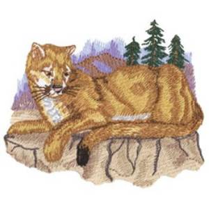 Picture of Cougar Machine Embroidery Design