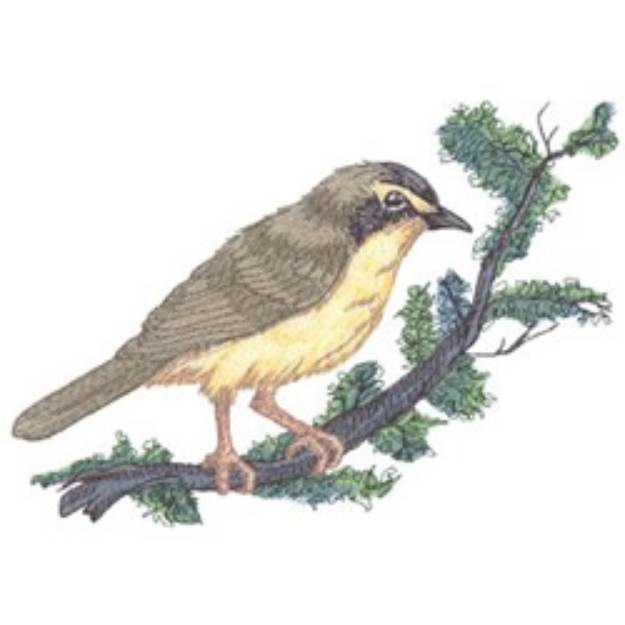 Picture of Kentucky Warbler Machine Embroidery Design
