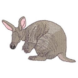 Aardvark Machine Embroidery Design