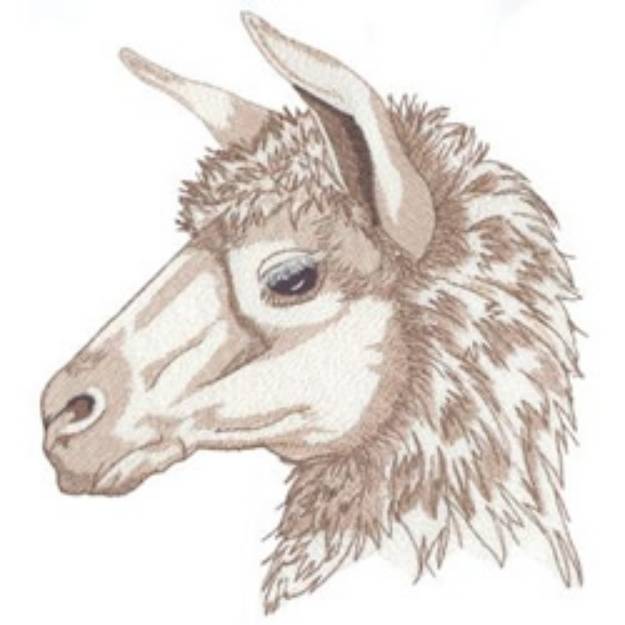 Picture of Llama Machine Embroidery Design