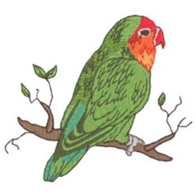 Picture of Lovebird Machine Embroidery Design