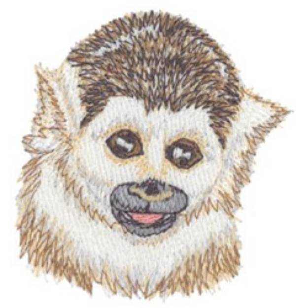 Picture of Squirrel Monkey Machine Embroidery Design