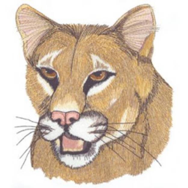 Picture of Mountain Lion Machine Embroidery Design