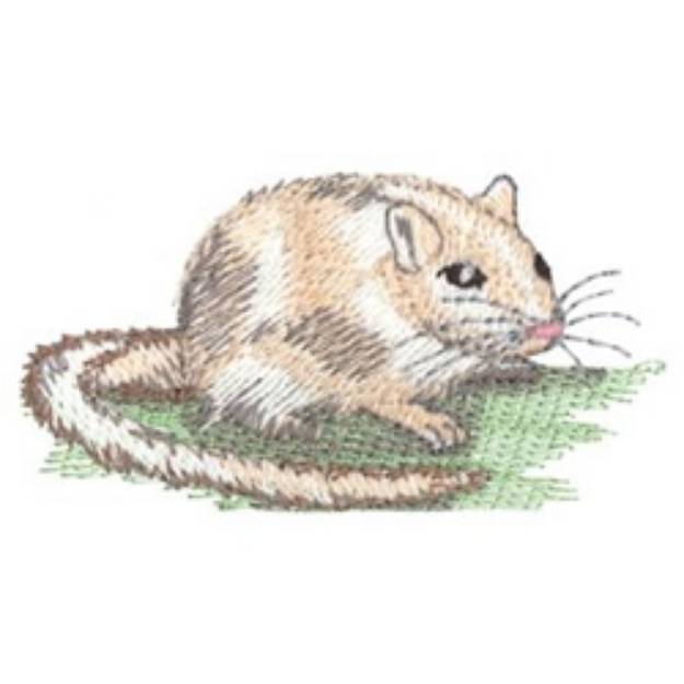 Picture of Gerbil Machine Embroidery Design