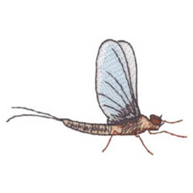 Picture of May Fly Machine Embroidery Design