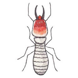 Soldier Termite Machine Embroidery Design