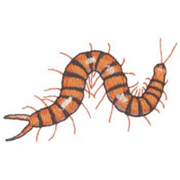 Picture of Centipede Machine Embroidery Design