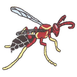 Paper Wasp Machine Embroidery Design