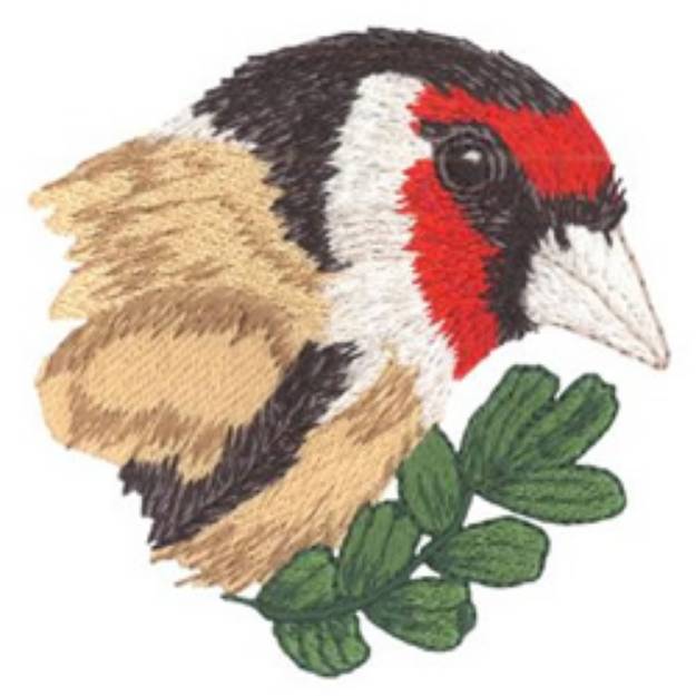 Picture of Eurasian Goldfinch Machine Embroidery Design