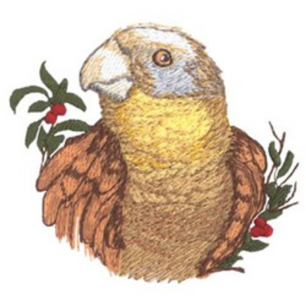 Picture of St. Vincent Parrot Machine Embroidery Design