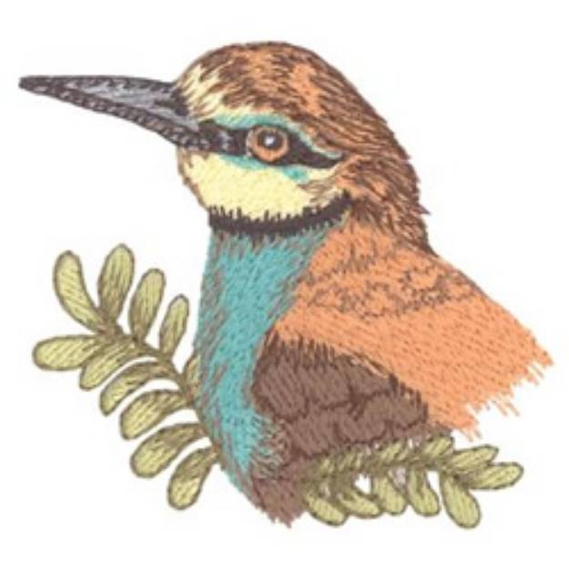 Picture of European Bee Eater Machine Embroidery Design
