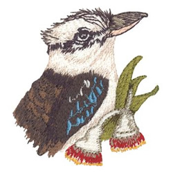 Kookaburra Machine Embroidery Design