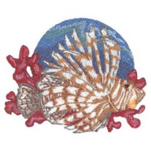 Picture of Lion Fish Machine Embroidery Design