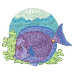 Blue Tang Machine Embroidery Design