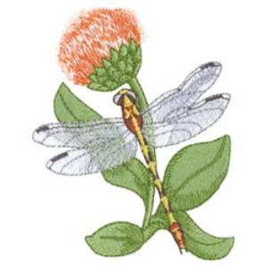 Picture of Eastern Ringtail and Orange Milkwort Machine Embroidery Design