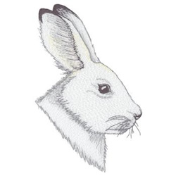 Snowshoe Hare Machine Embroidery Design