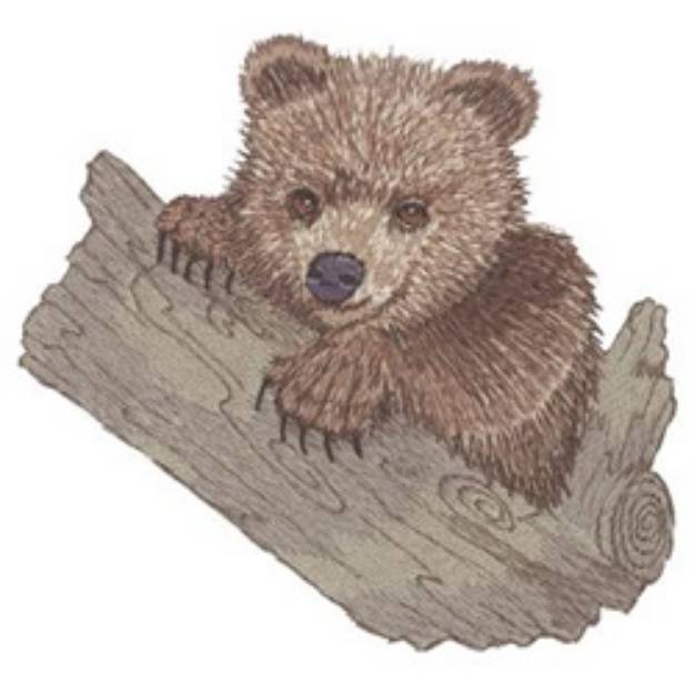 Picture of Grizzly Cub Machine Embroidery Design