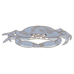 Blue Claw Crab Machine Embroidery Design