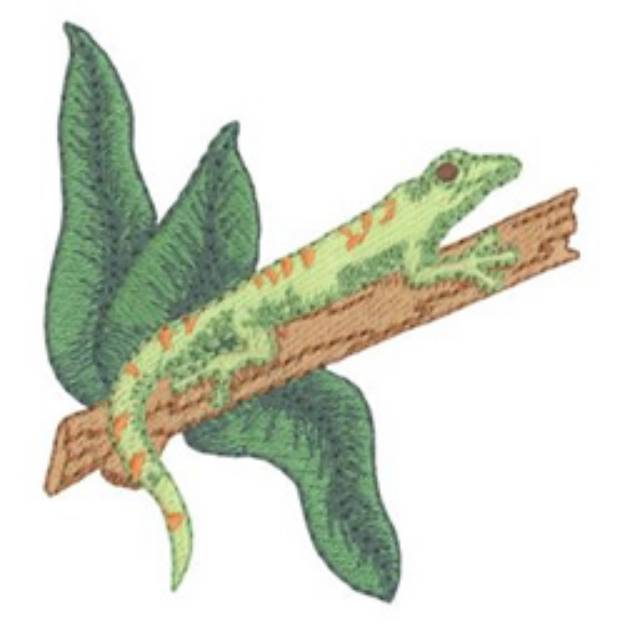 Picture of Madagascan Day Gecko Machine Embroidery Design