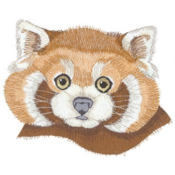 Red Panda Machine Embroidery Design