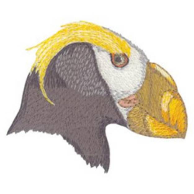 Picture of Tufted Puffin Machine Embroidery Design