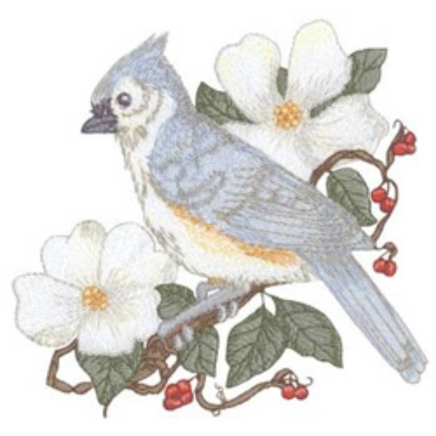 Picture of Tufted Titmouse Machine Embroidery Design