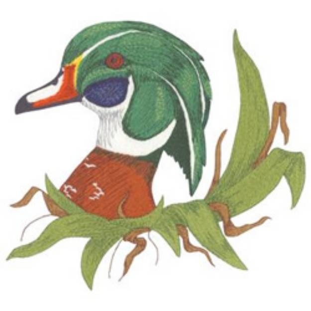 Picture of Wood Duck Machine Embroidery Design