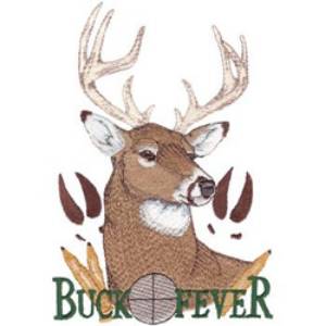 Picture of Buck Fever Machine Embroidery Design