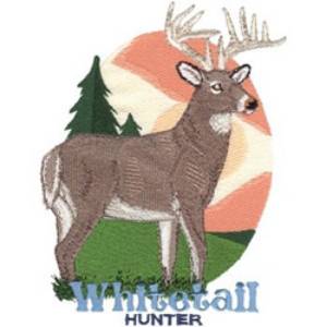 Picture of Whitetail Hunter Machine Embroidery Design