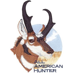 Pronghorn Machine Embroidery Design