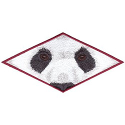 Panda Eyes Machine Embroidery Design