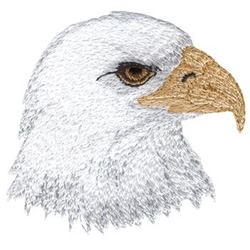 Bald Eagle Head Machine Embroidery Design