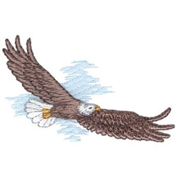 Soaring Eagle Machine Embroidery Design
